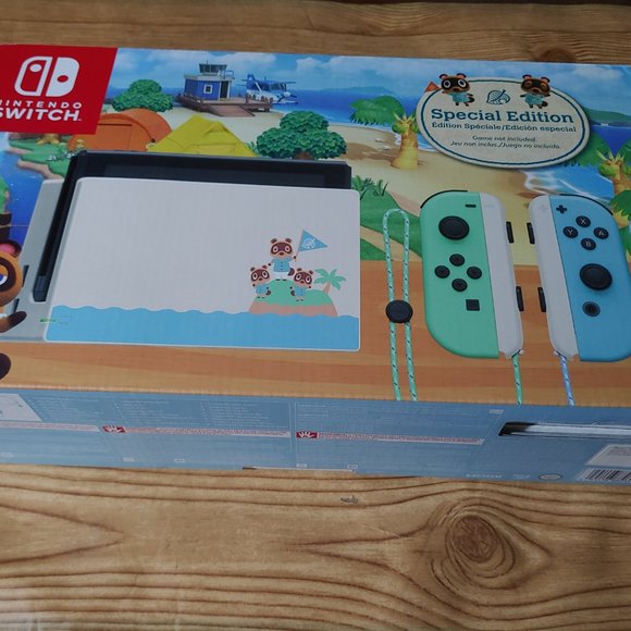 Nintendo Switch Animal Crossing Edition w/ case - Picture 6 of 8